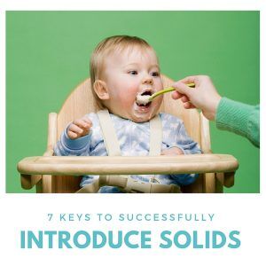 7 keys to introduce solids to baby