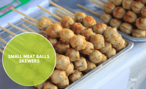Child won't eat meat - small meatballs on skewers